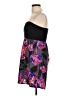 Roxy Floral Black Cocktail Dress Size L - photo 5