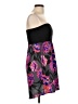 Roxy Floral Black Cocktail Dress Size L - photo 4