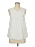 Jigsaw White Sleeveless Blouse Size 6 - photo 1
