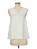 Jigsaw White Sleeveless Blouse Size 6 - photo 2