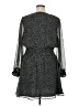 Old Navy 100% Polyester Polka Dots Black Casual Dress Size XL - photo 2
