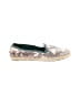 Tory Burch Stars Silver Tan Flats Size 9 - photo 1