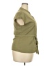 Bird Green Short Sleeve Blouse Size 30 - photo 4