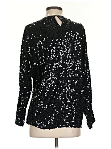 Linda Allard Ellen Tracy Long Sleeve Silk Top (view 2)