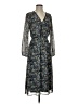 DR2 100% Polyester Paisley Blue Casual Dress Size S - photo 1