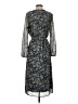 DR2 100% Polyester Paisley Blue Casual Dress Size S - photo 2