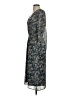 DR2 100% Polyester Paisley Blue Casual Dress Size S - photo 5