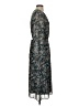 DR2 100% Polyester Paisley Blue Casual Dress Size S - photo 4