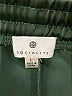 Socialite Solid Green Track Pants Size L - photo 7