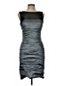 Nicole Miller Gray Cocktail Dress Size 10 - photo 1