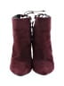 Stuart Weitzman Burgundy Ankle Boots Size 7 1/2 - photo 2