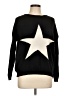 Unbranded 100% Acrylic Stars Black Pullover Sweater Size L - photo 1