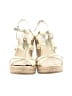 L.K. Bennett Metallic Gold Wedges Size EU 38 - photo 2