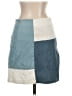 Shein Color Block Blue Casual Skirt Size S - photo 2