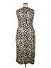 Unbranded Animal Print Brown Cocktail Dress Size 2X - photo 2