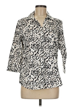212 Collection 3/4 Sleeve Button Down Shirt