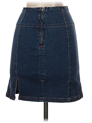 Free People Denim Skirt (view 2)