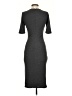 Mango Solid Gray Casual Dress Size 4 - photo 2