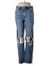 American Eagle Outfitters Color Block Blue Jeans Size 6r - photo 1