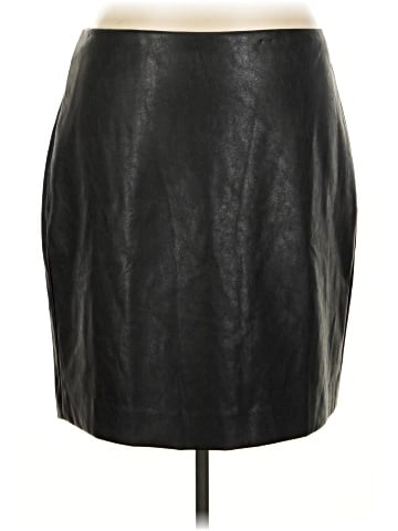 J.Crew Factory Store Faux Leather Skirt (view 1)