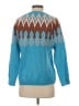 Unbranded 100% Polyester Argyle Blue Pullover Sweater Size S - photo 2