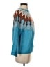 Unbranded 100% Polyester Argyle Blue Pullover Sweater Size S - photo 4
