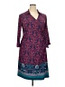 Talbots Paisley Blue Casual Dress Size 18-20 (2X) - photo 1