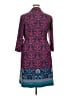 Talbots Paisley Blue Casual Dress Size 18-20 (2X) - photo 2