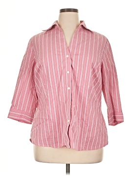 Worthington 3/4 Sleeve Button Down Shirt