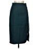 J.Crew 100% Wool Solid Teal Wool Skirt Size 00 - photo 1