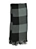 Mud Pie 100% Viscose Gray Black Scarf One size - photo 2