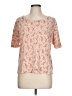Assorted Brands Floral Orange Short Sleeve T-Shirt Size L - photo 1