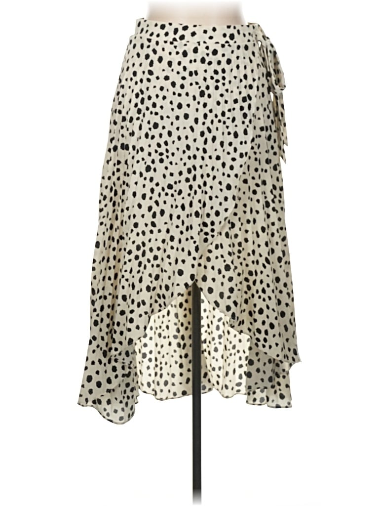 Pre-owned She + Sky Casual Skirt In White