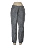 J.Crew 100% Polyester Print Gray Casual Pants Size 12 - photo 1