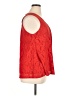Madison 100% Polyester Red Sleeveless Blouse Size XL - photo 4