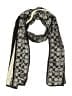 Coach 100% Silk Gray Black Silk Scarf One size - photo 1