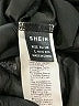 Shein Solid Black Faux Leather Skirt Size L - photo 3