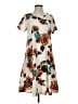 Lularoe Print Gray Casual Dress Size S - photo 1