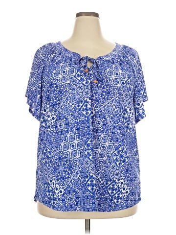Vintage Rose Short Sleeve Blouse (view 1)