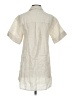 J.Crew 100% Linen Ivory Short Sleeve Button-Down Shirt Size XXS - photo 2