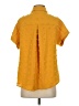 Unbranded Yellow Short Sleeve Blouse Size XS - photo 2