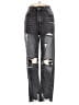 Shein Graphic Gray Jeans Size XS (tall) - photo 1