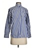 J.Crew 100% Cotton Stripes Blue 3/4 Sleeve Blouse Size 0 - photo 1