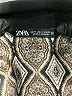 Zara 100% Polyester Brown Casual Dress Size S - photo 7