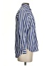 J.Crew 100% Cotton Stripes Blue 3/4 Sleeve Blouse Size 0 - photo 4