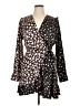 Paige 100% Polyester Print Black Cocktail Dress Size XL - photo 1
