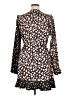 Paige 100% Polyester Print Black Cocktail Dress Size XL - photo 2