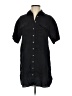 J.Crew 100% Linen Black Short Sleeve Button-Down Shirt Size XXS - photo 1