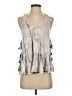 William Rast Gray Sleeveless Blouse Size XS - photo 1