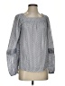 LC Lauren Conrad Silver Long Sleeve Blouse Size XS - photo 1
